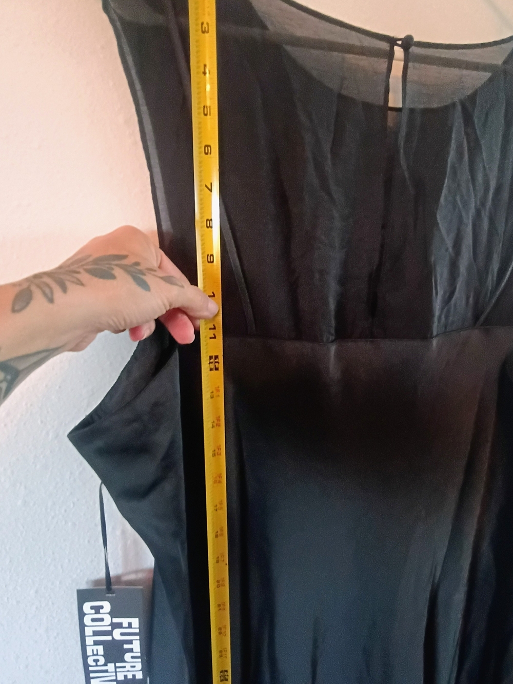 Future Collective Target Black Sheer Mesh Sleeveless Midi Dress NWT Plus 3X - Picture 11 of 12